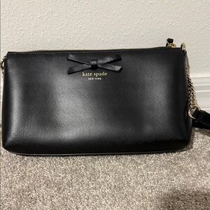 Kate Spade Black Crossbody with Bow Accent